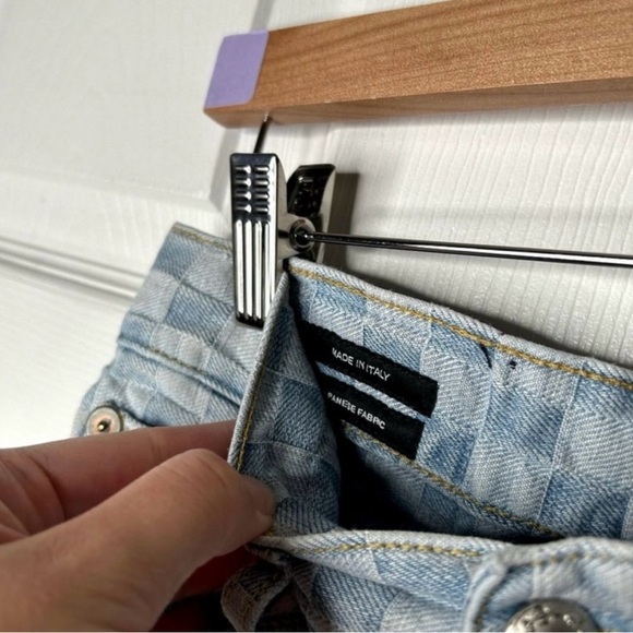 R13 checkerboard jeans size 24 - Picture 7 of 9